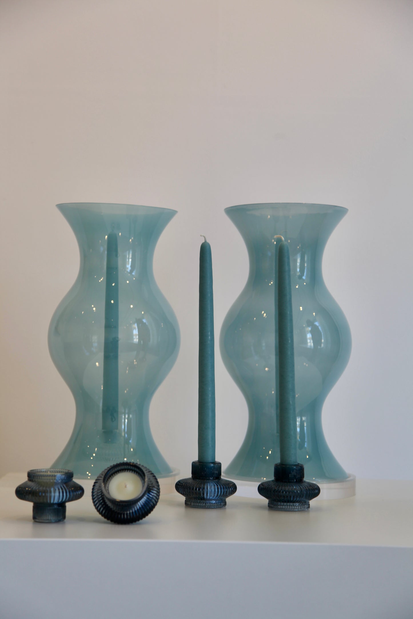 Hand Blown Glass Hurricane