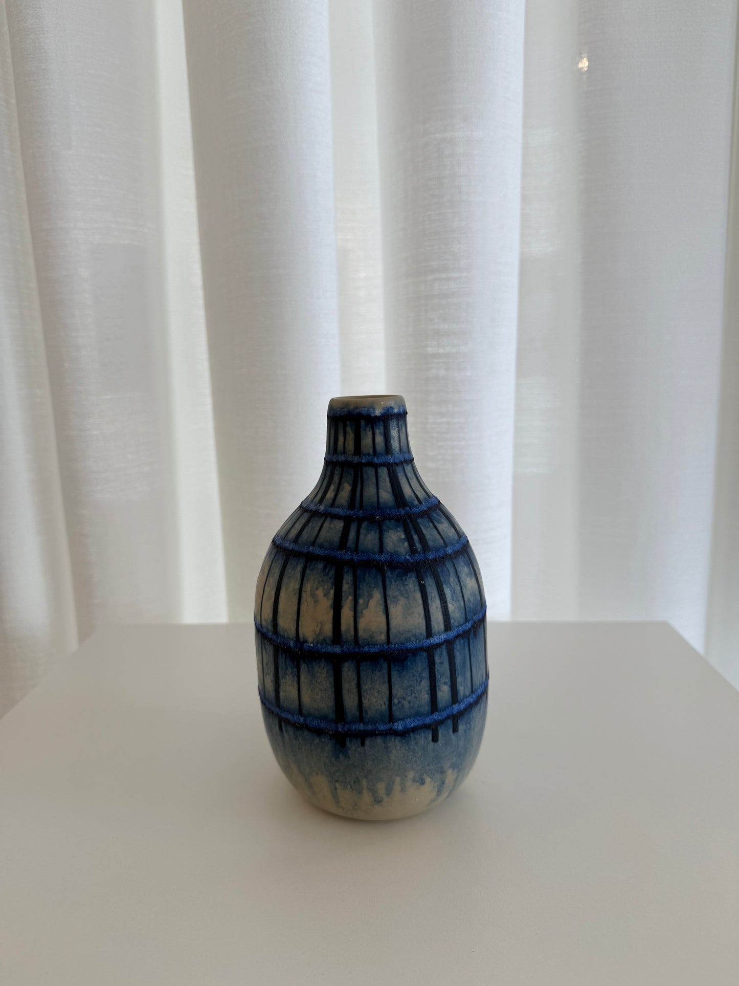 Ocean Blue Vase