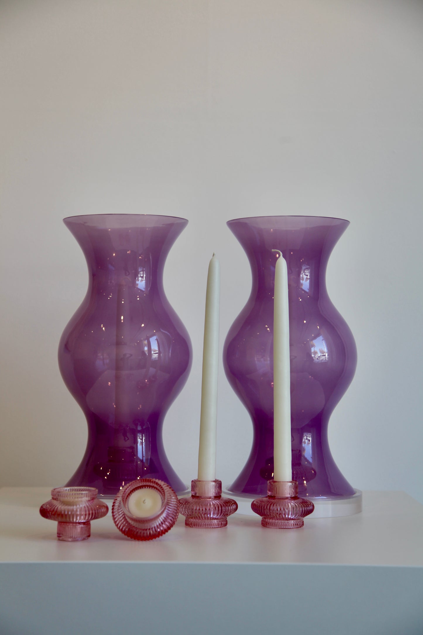 Hand Blown Glass Hurricane