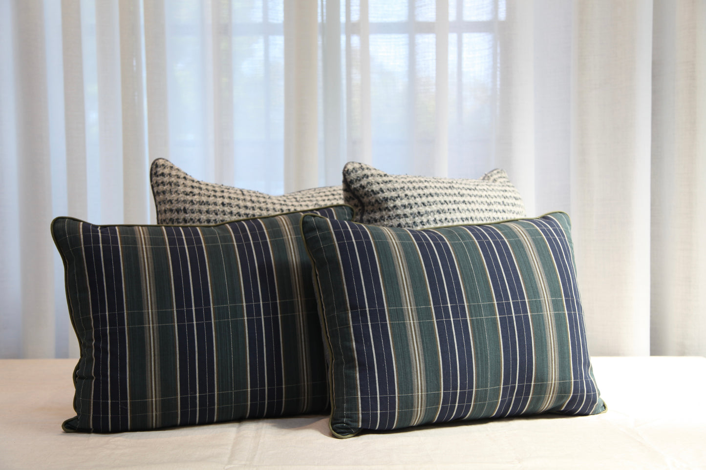 Gentleman's Blue Pillow