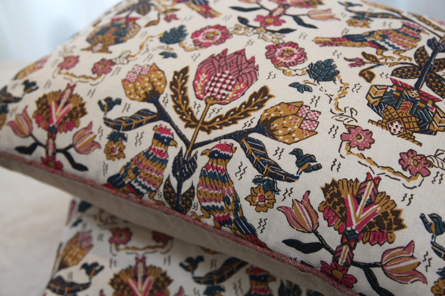 Fuchsia Parrot Pillow