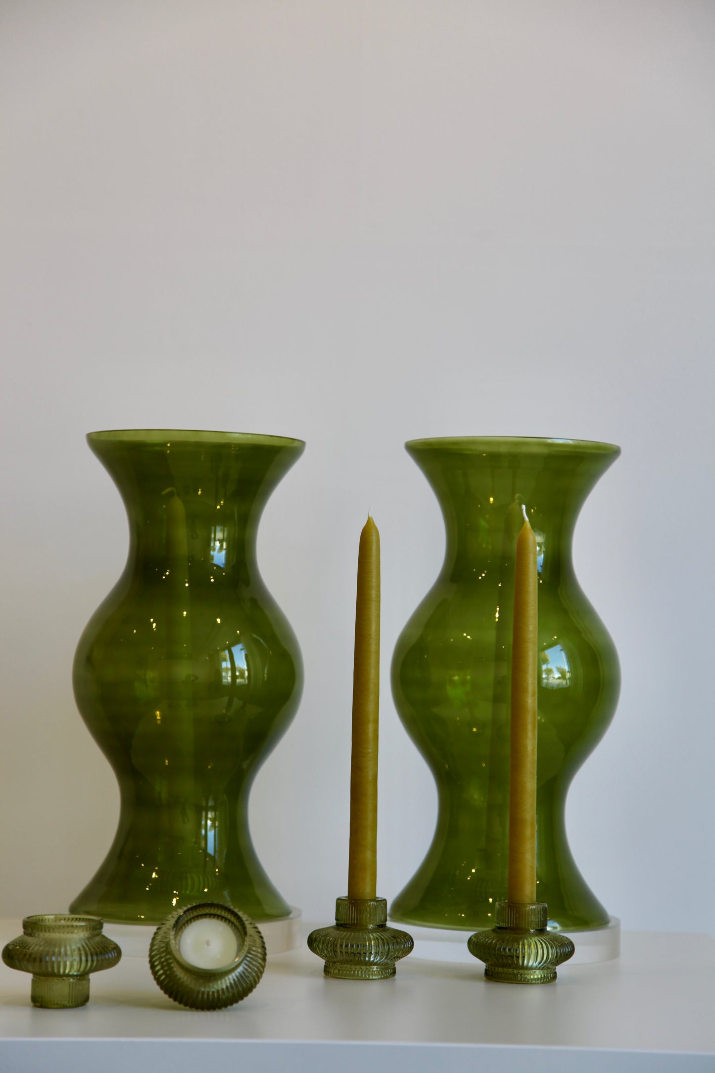 Hand Blown Glass Hurricane