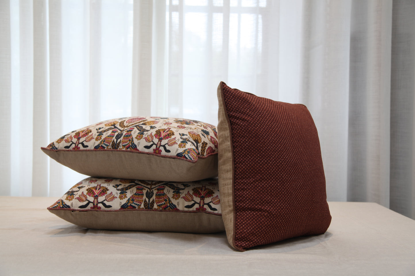 Fuchsia Parrot Pillow