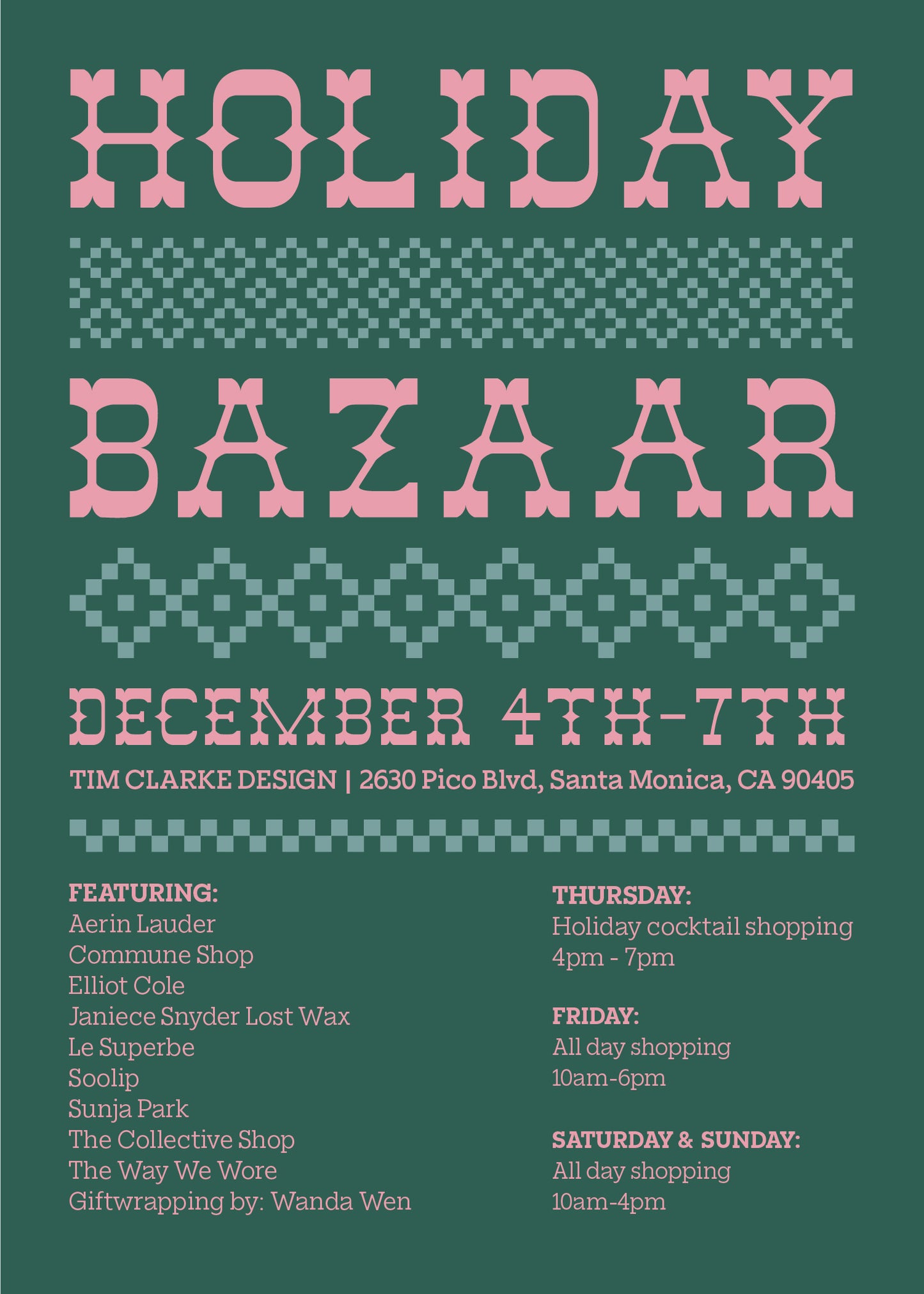 The Holiday Bazaar