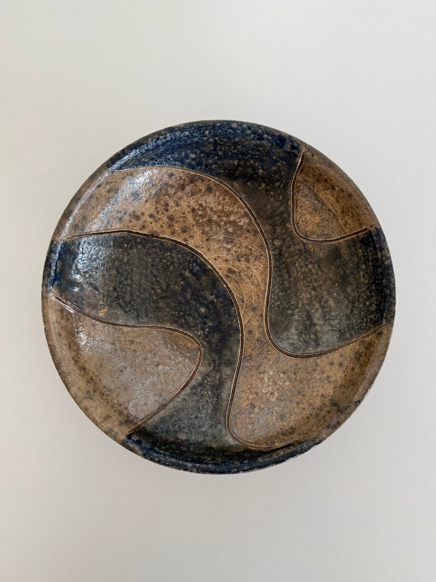 Raku Woodchip Bowl