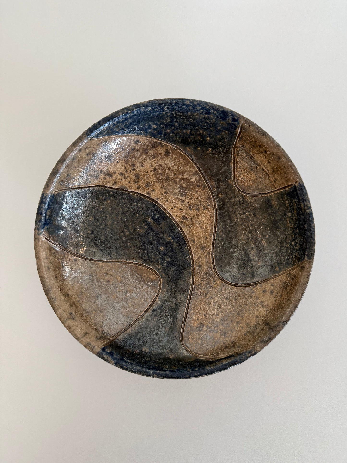 Raku Woodchip Bowl