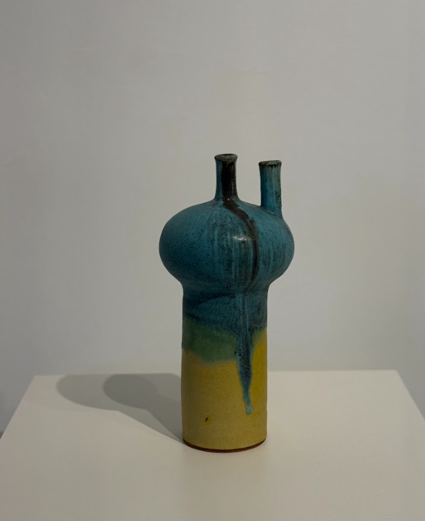 Ceramic 2-Spout Vase