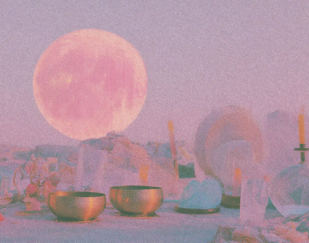 Meditation with Mitchell-Hedges Skull and Harijiwan