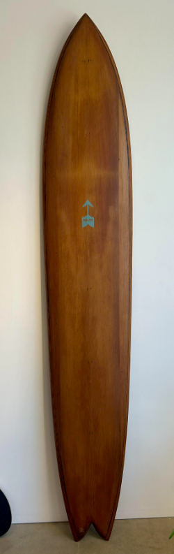 9-6 Salvaged Victorian Redwood Glider Twin