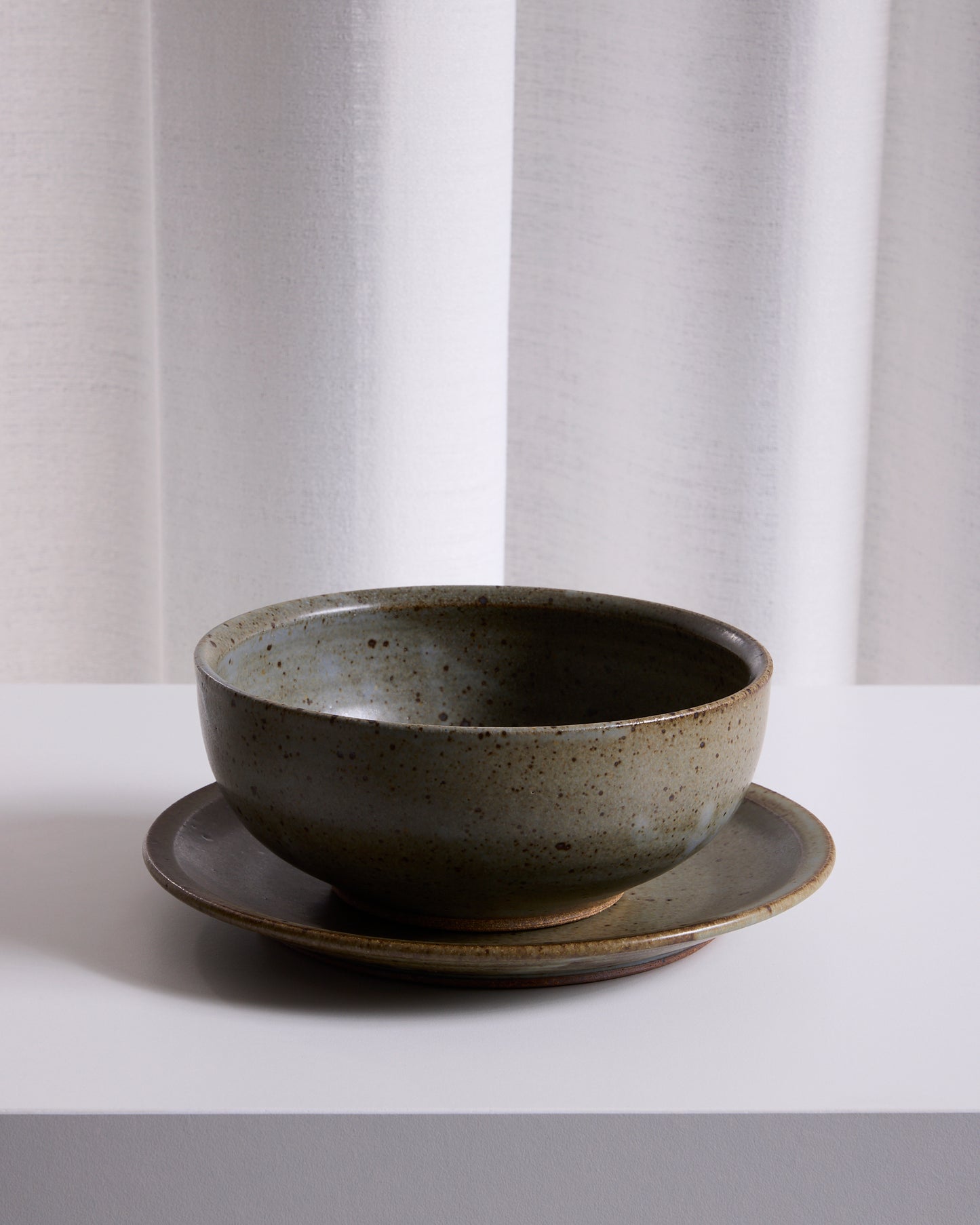 Stoneware Slate Glaze Salad Plate