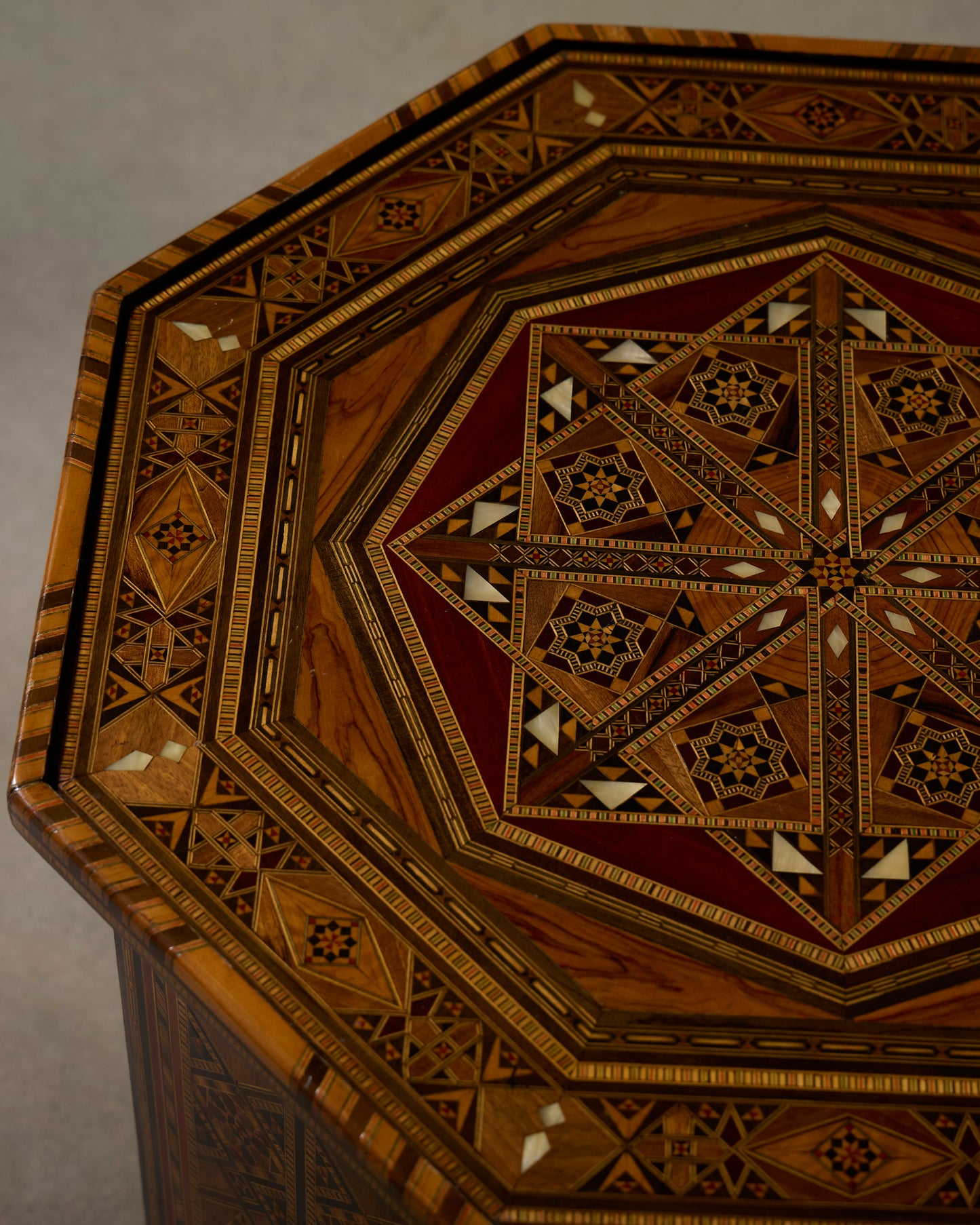 Moorish Inlaid Table