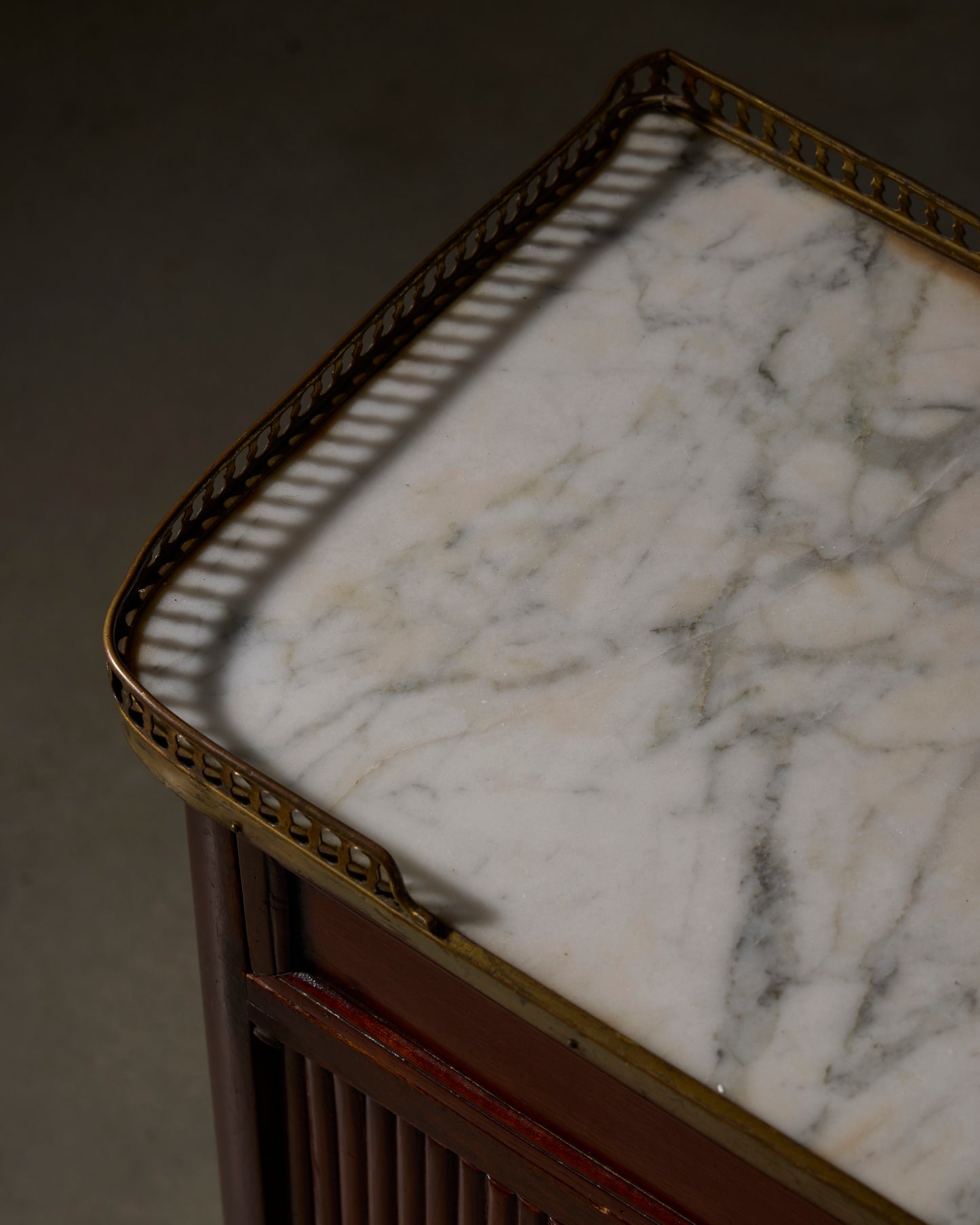 French Directoire Style Marble Top Stand