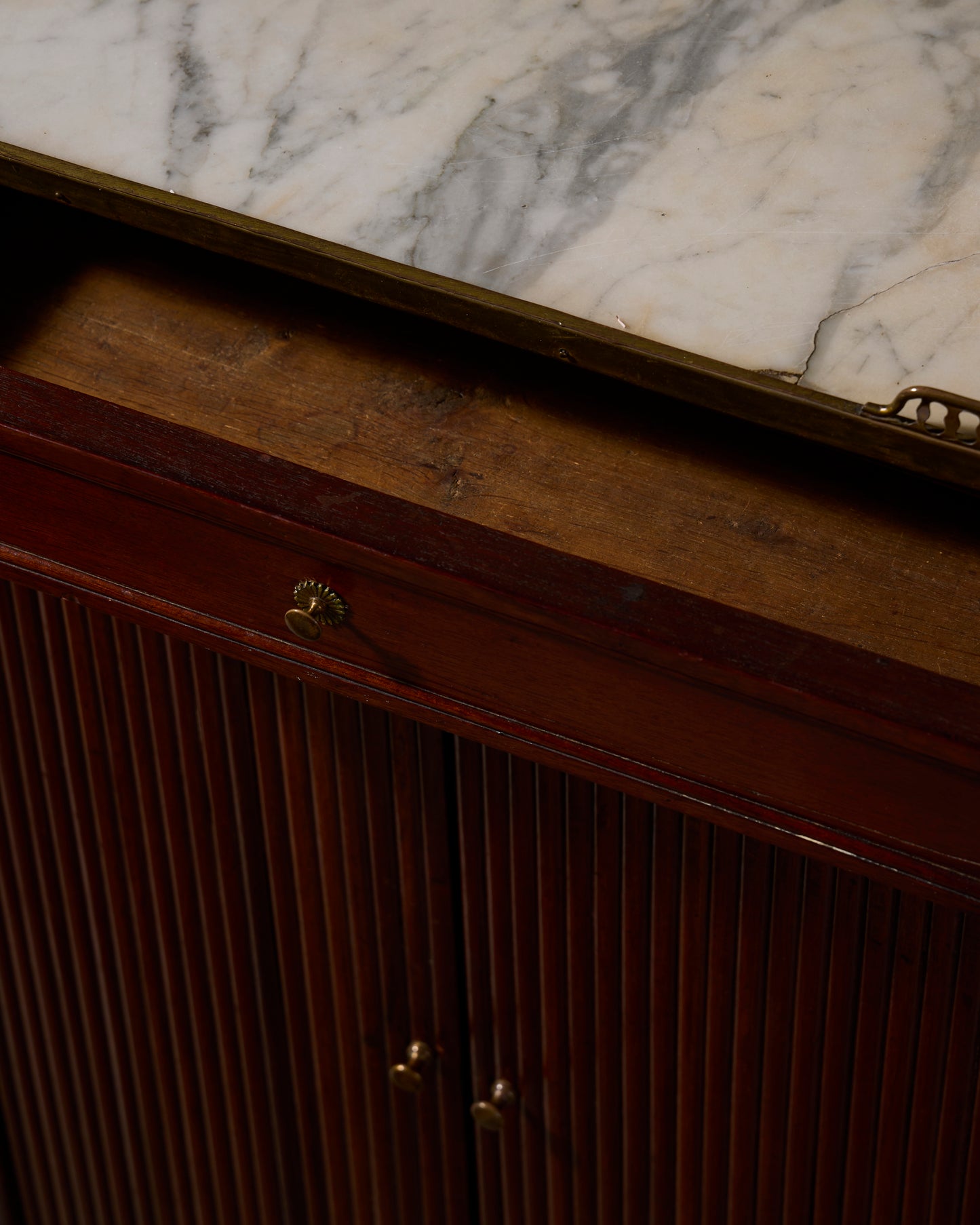 French Directoire Style Marble Top Stand
