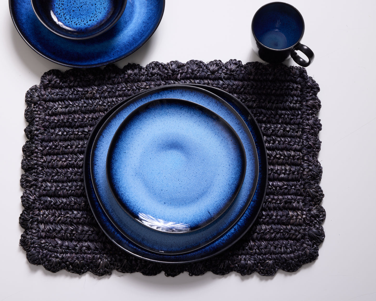 Indigo Flora Dishware