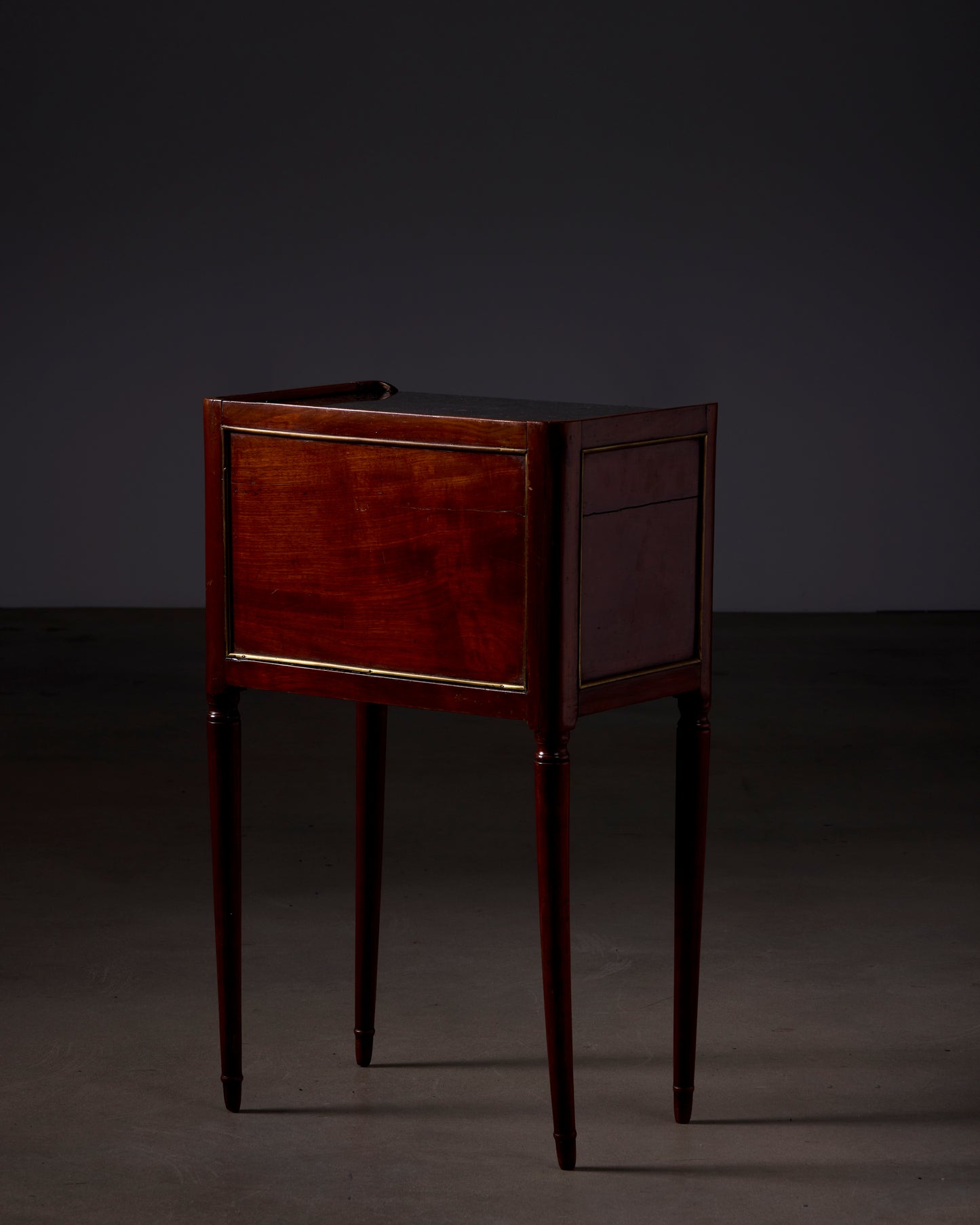 19th Century Wood with Marble Top French Side Table