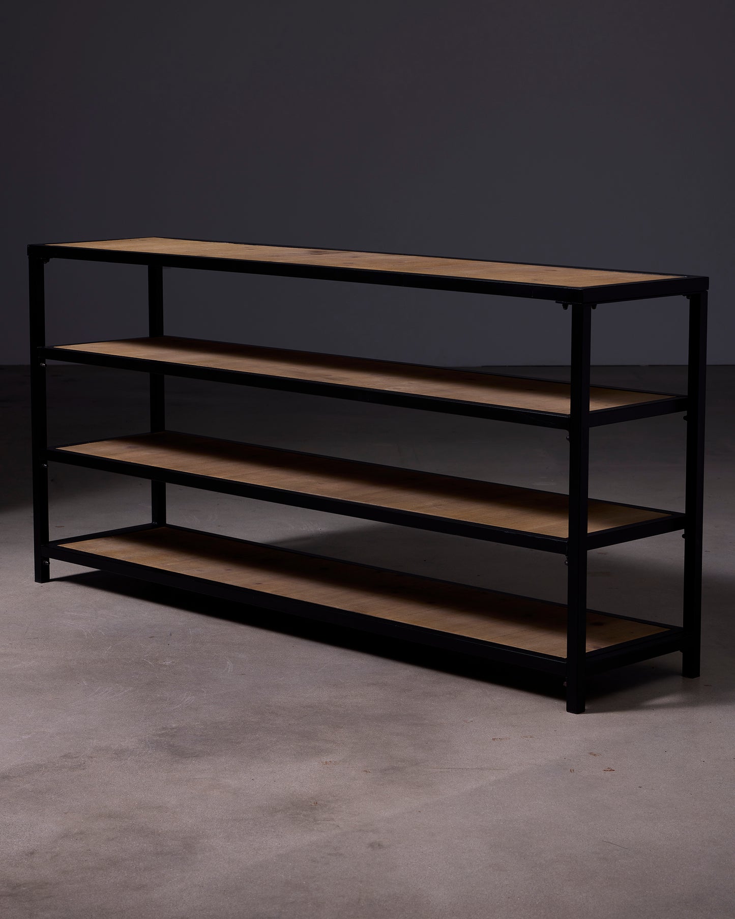 Industrial Wooden Console Table