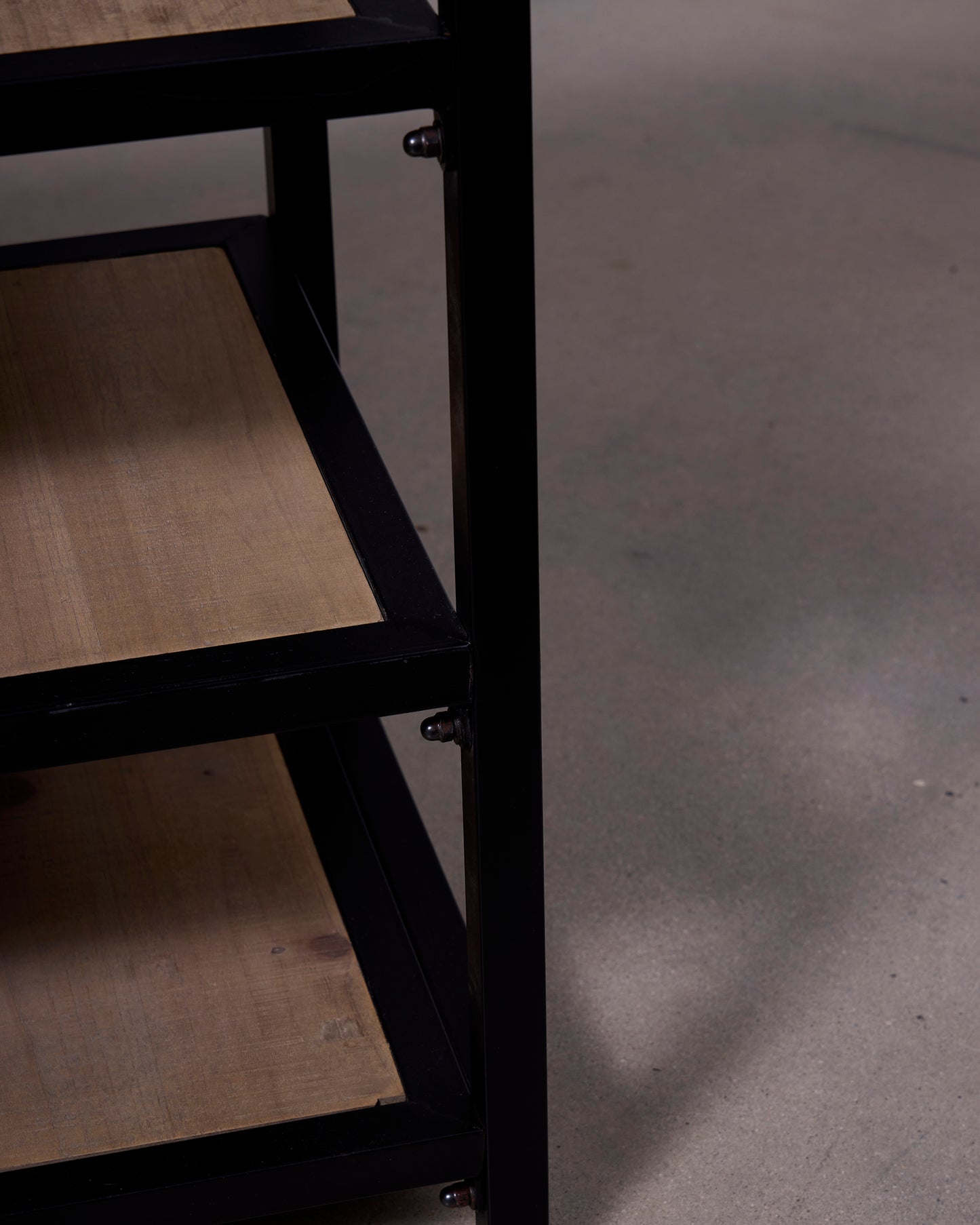 Industrial Wooden Console Table