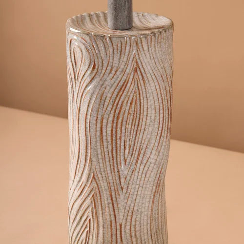 Kizamu Tall Undulating with Bark Paper Shade By Clate Grunden