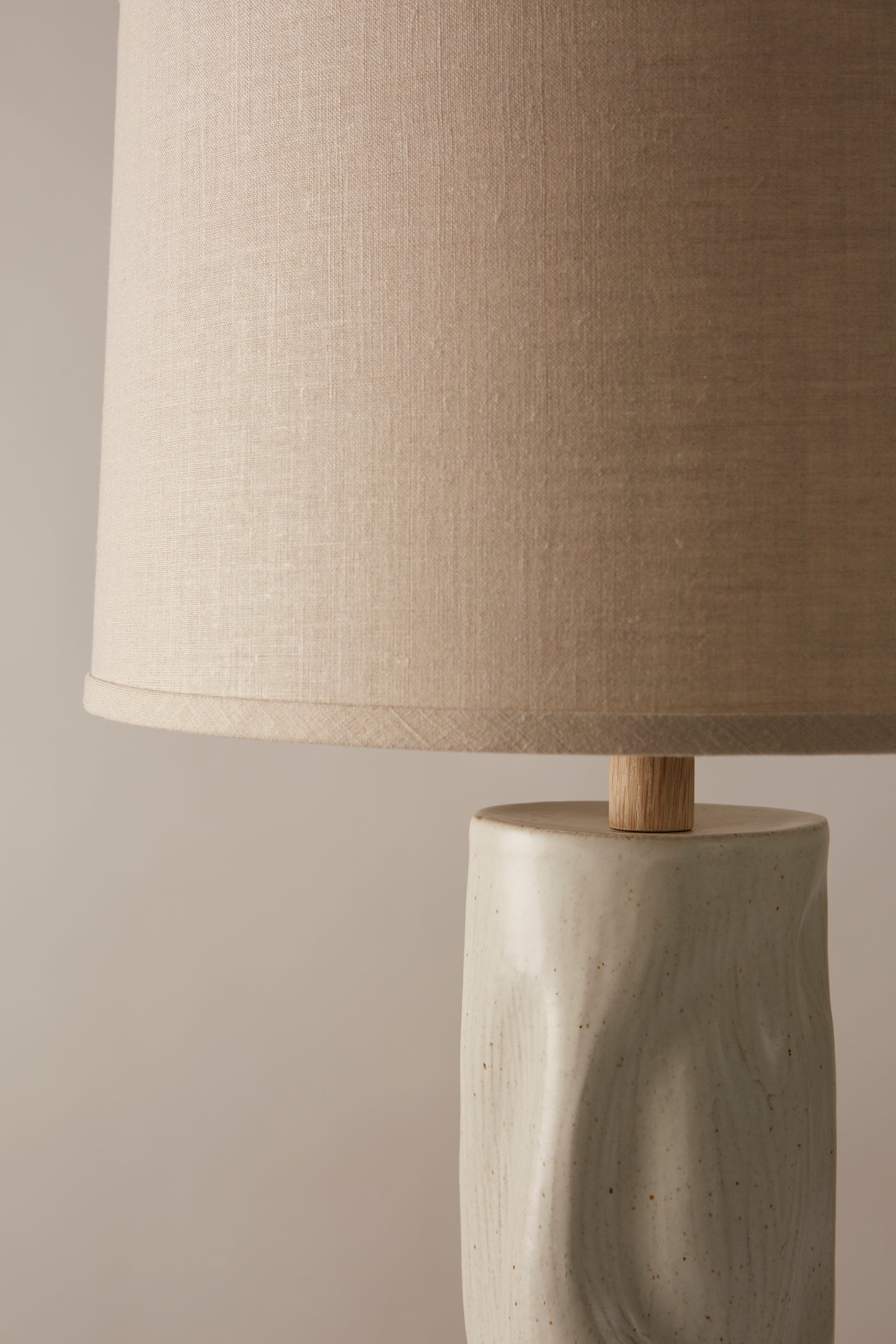 Tall Undulating Cylinder Lamp By Clate Grunden