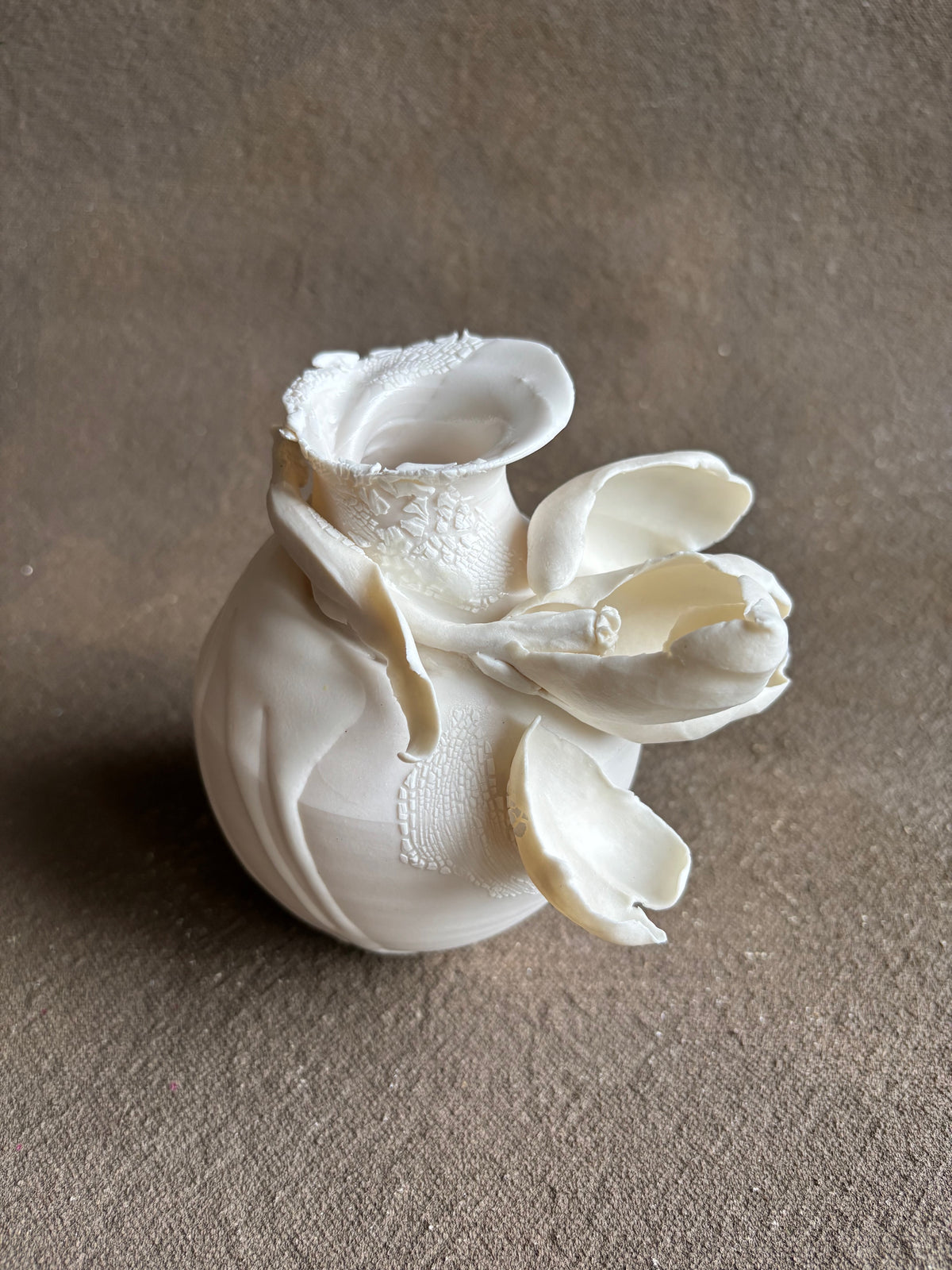 Exhausted Tulip Vase by Annie Starling Sparks