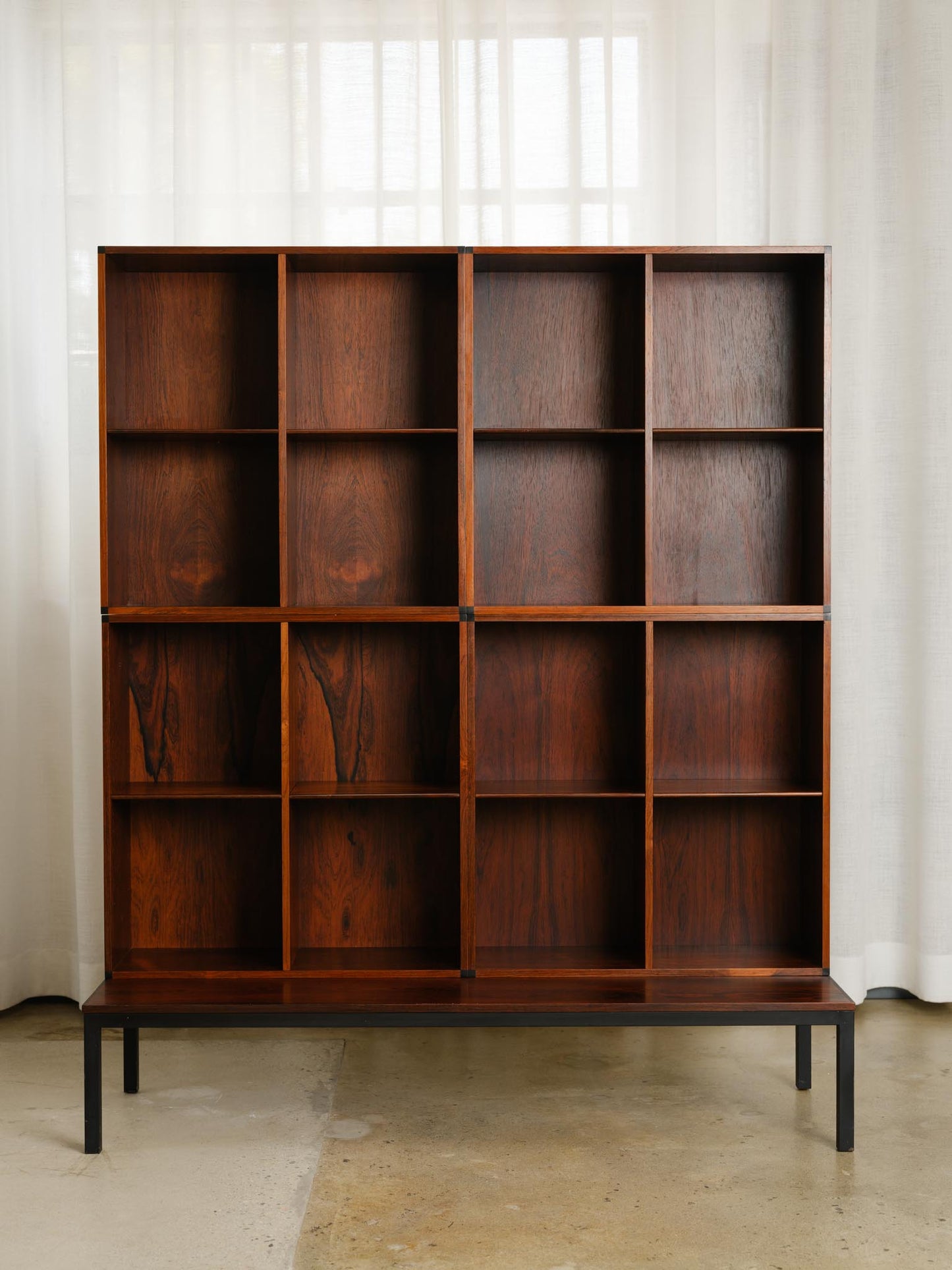 Danish modern Rosewood Stackable 3 - Piece Book Set with Table