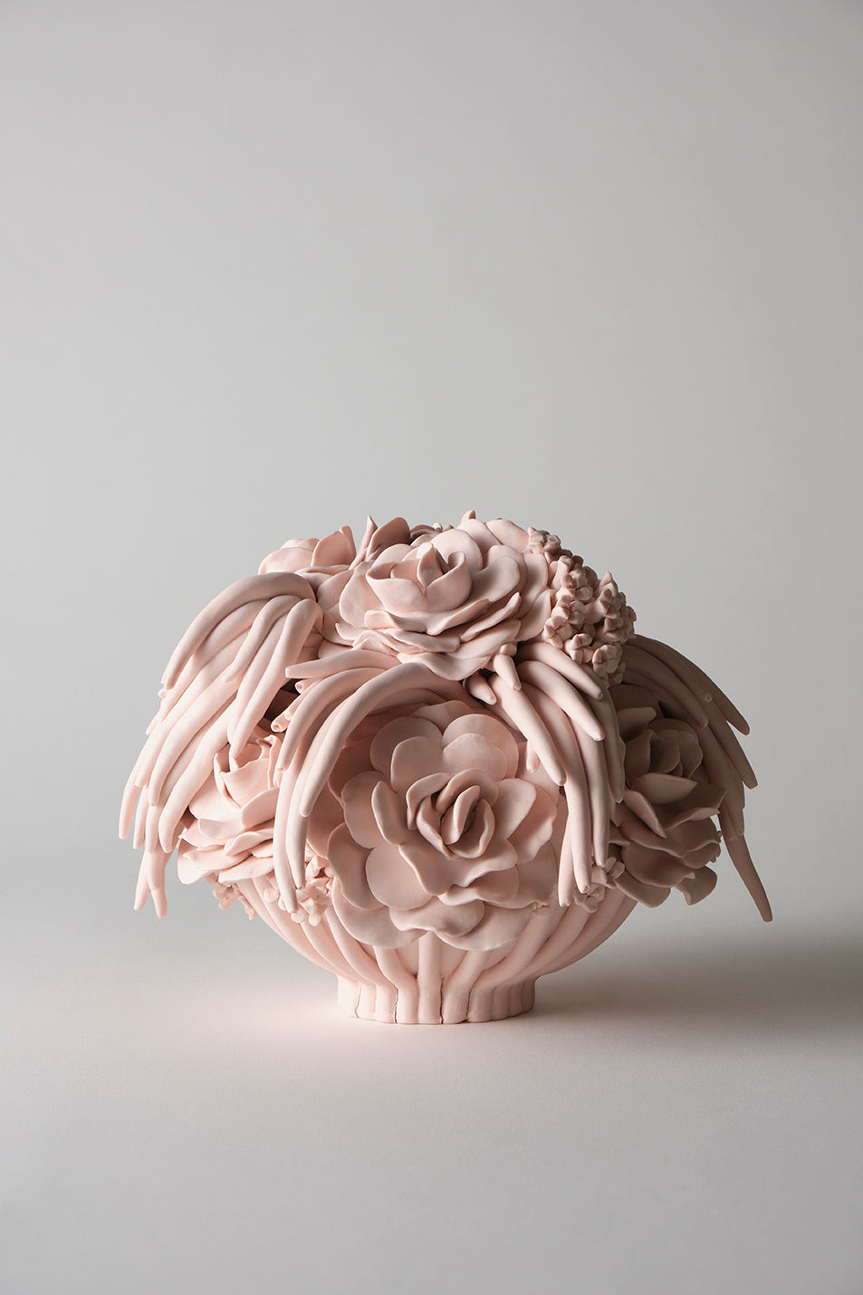 Vanessa Hogge Baby Pink Floral Vessel