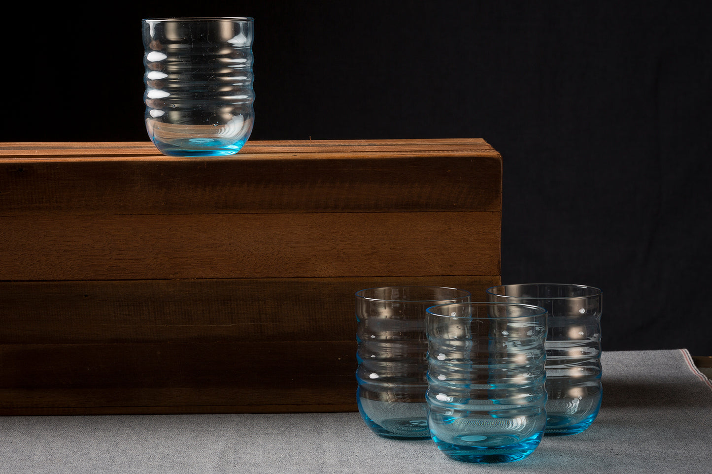 Spa Aqua Glass Set