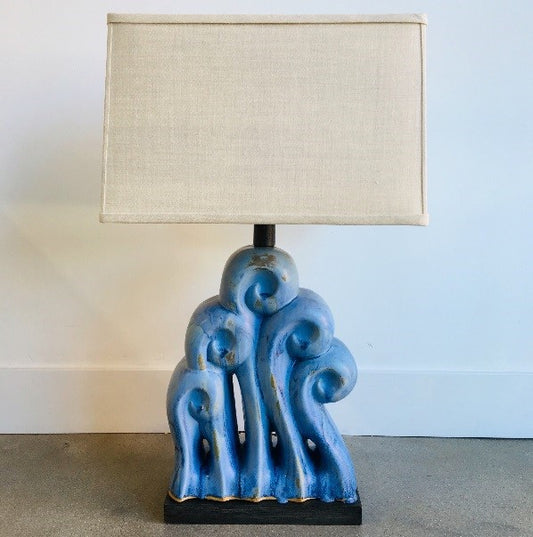 Blue Wave Lamp