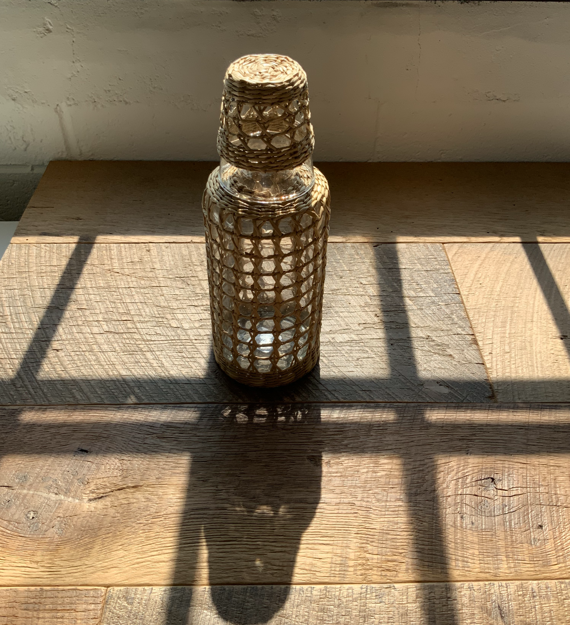Seagrass Cage Carafe