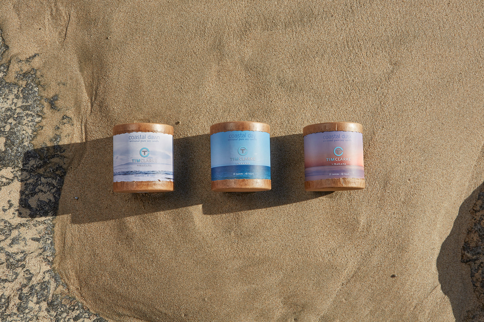 Coastal Dawn Soy Candle by Tim Clarke