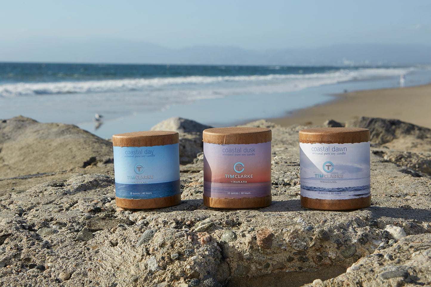 Coastal Dawn Soy Candle by Tim Clarke