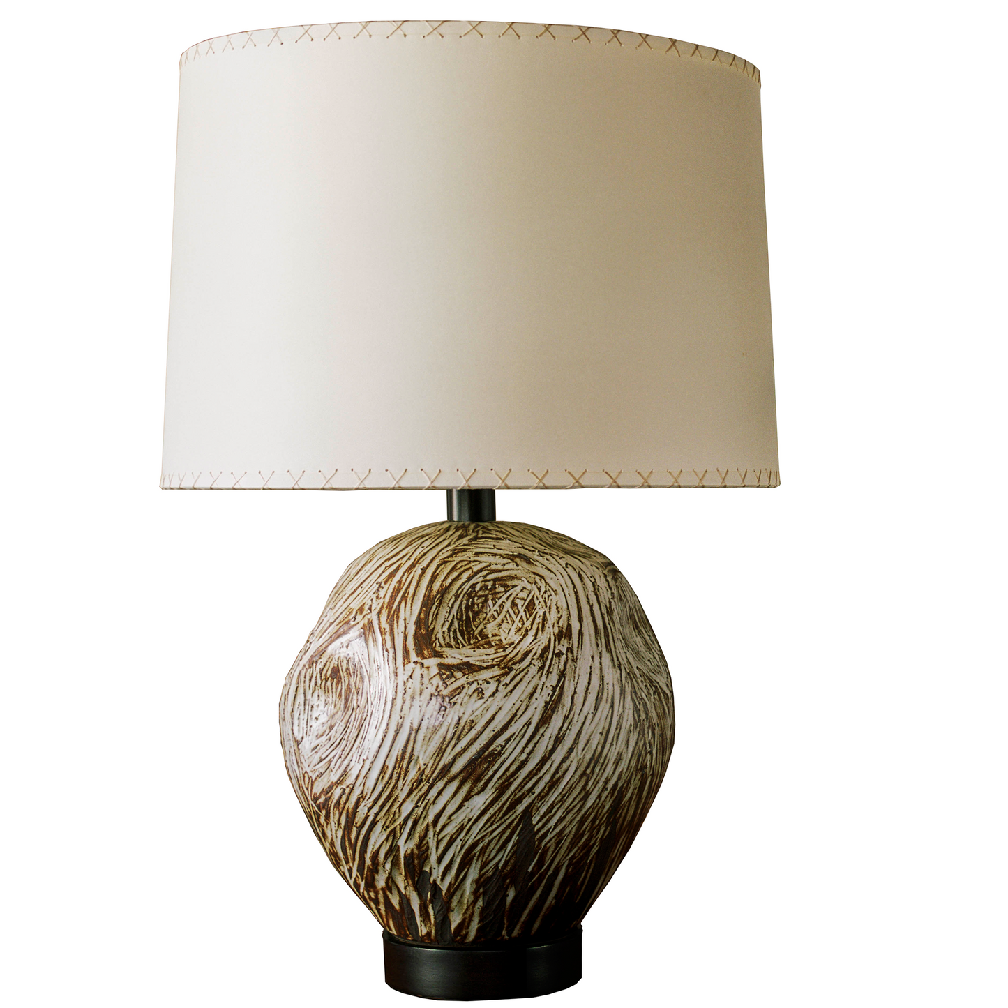 Hairy Ovoid Lamp By Clate Grunden