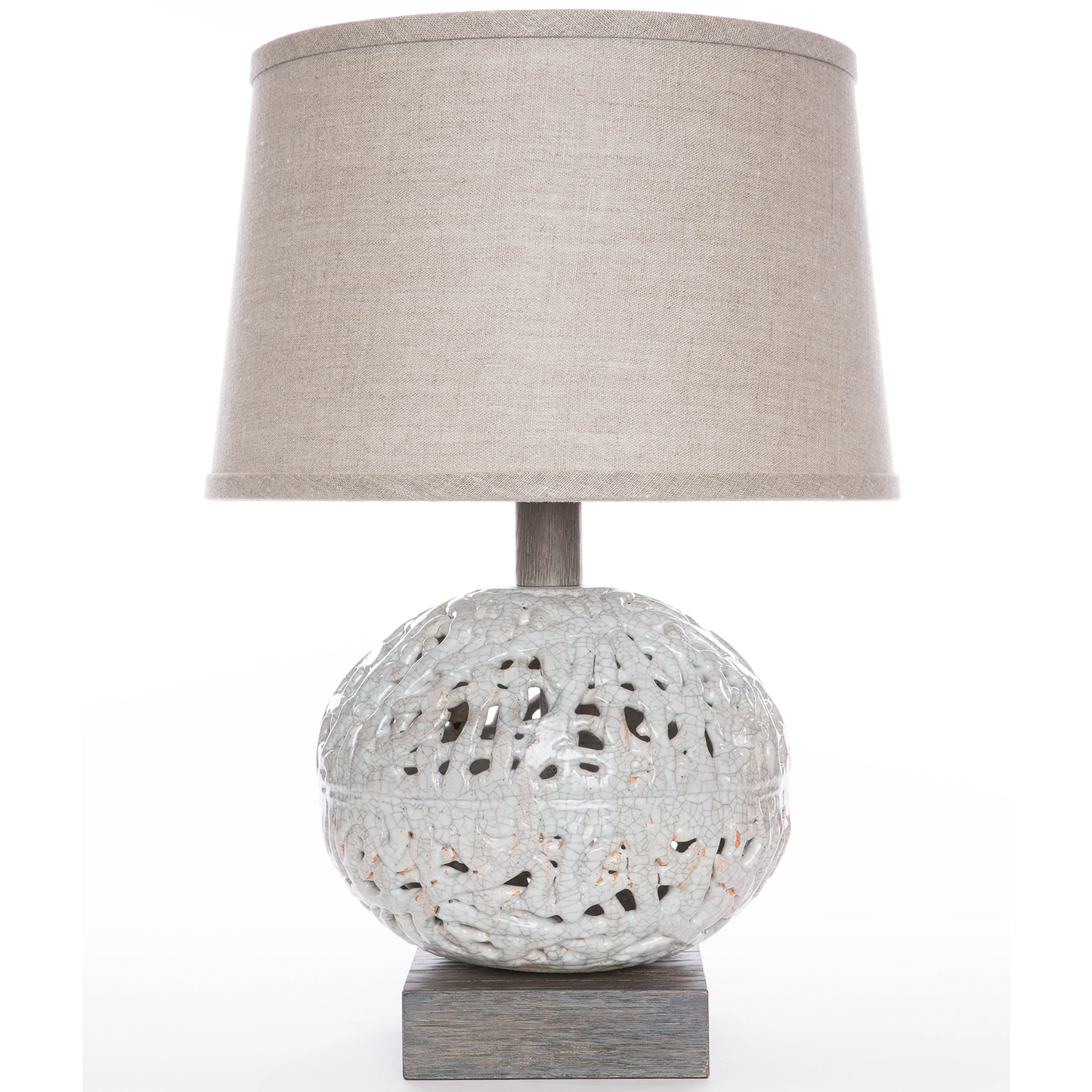 Squiggle Weave Sphere Lamp By Clate Grunden