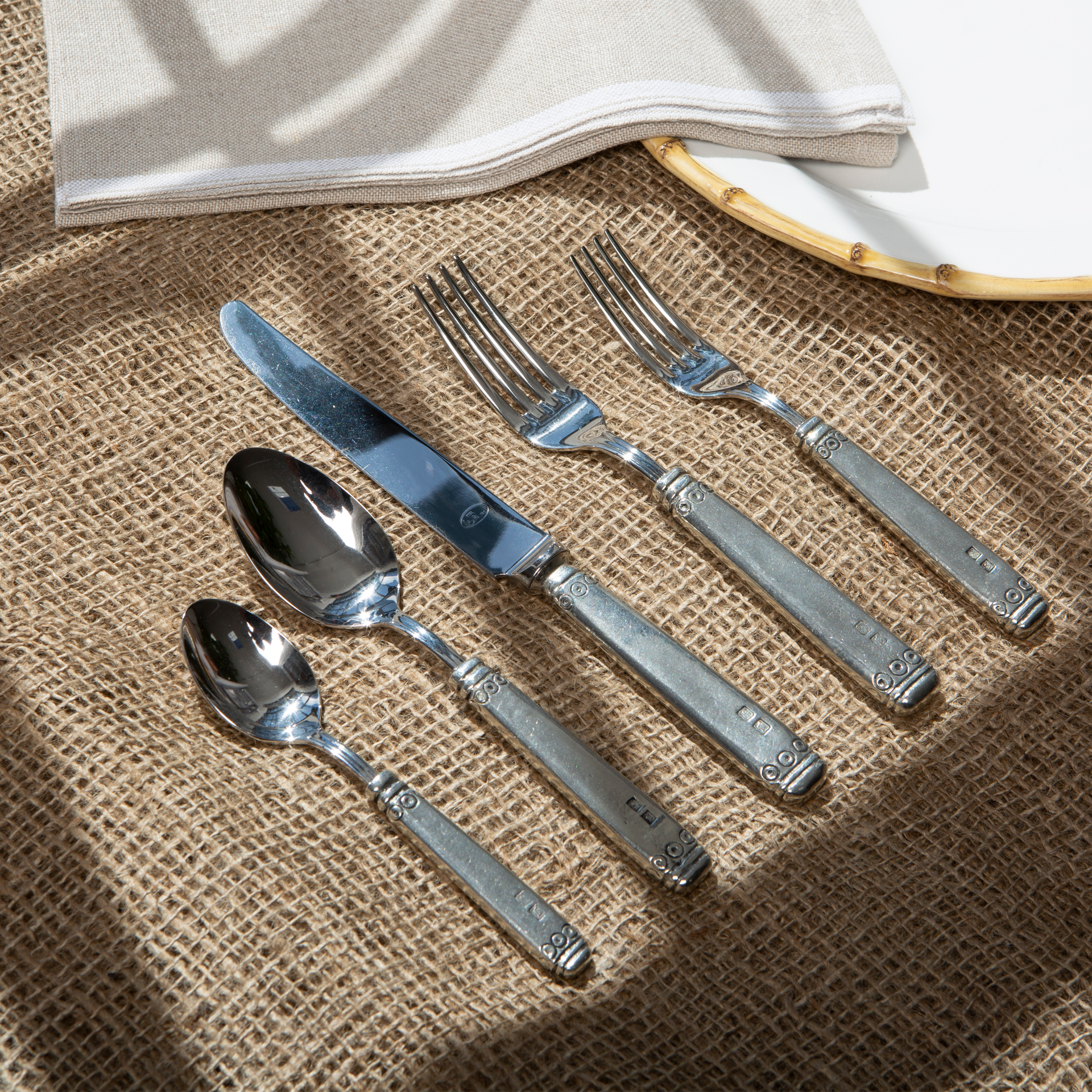 Falaride Pewter Flatware Tim Clarke Supply