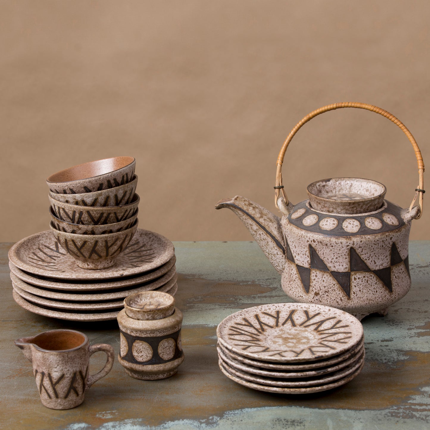 Vintage Japanese Tea Set