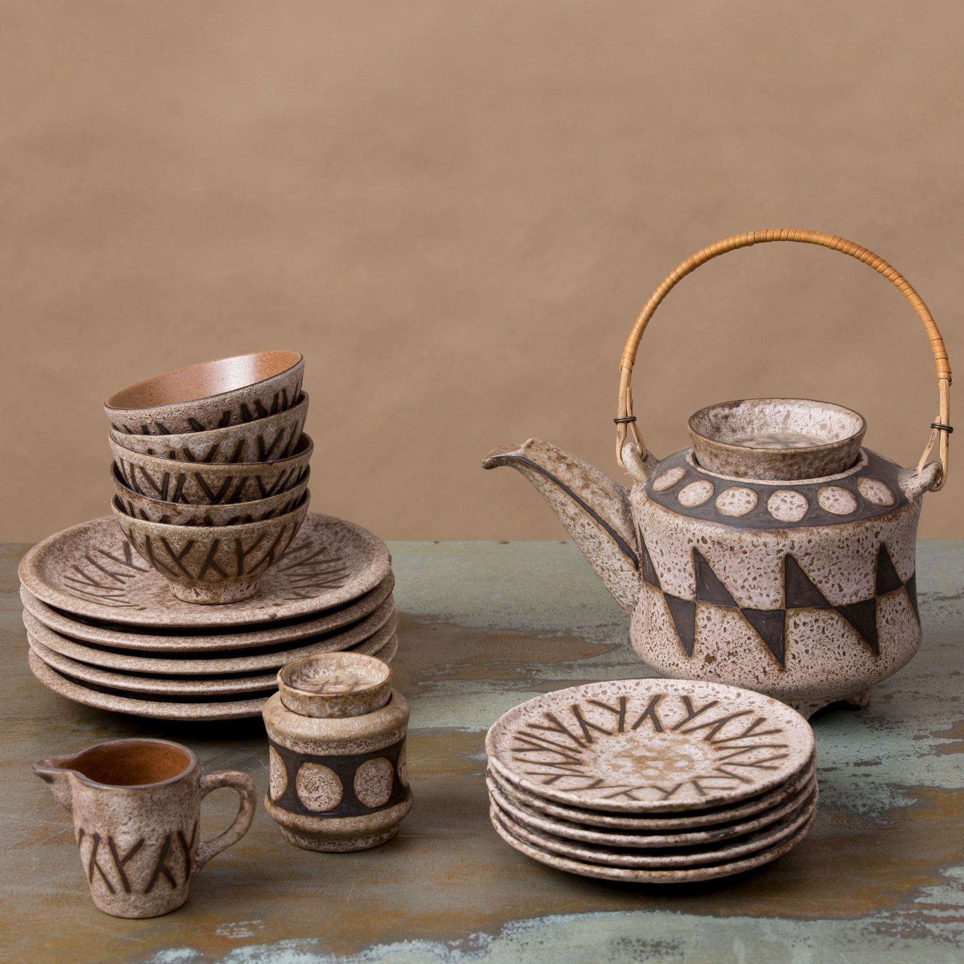 Vintage Japanese Tea Set