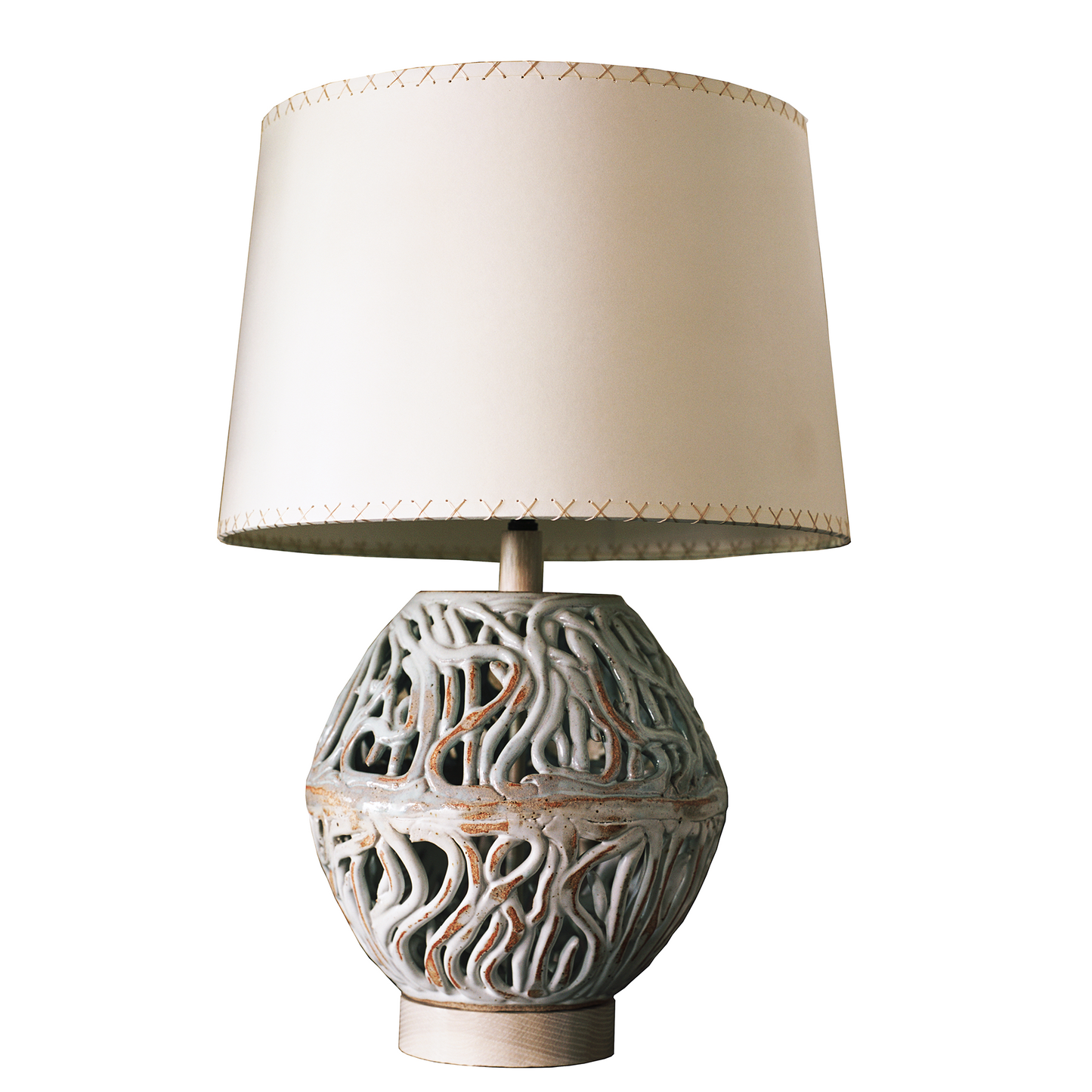 Squiggle Ovoid Lamp By Clate Grunden