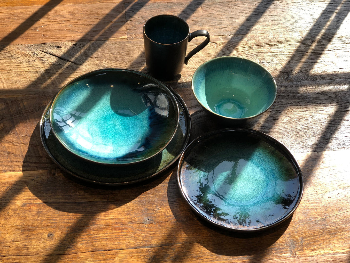 Iris Turquoise Dishware