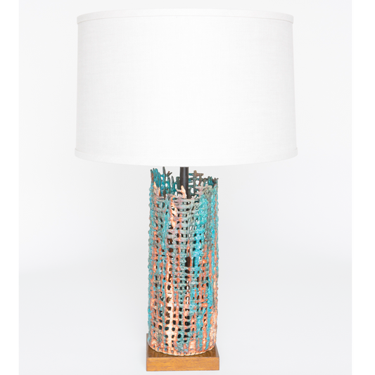 Tall Basketweave Fragment Lamp