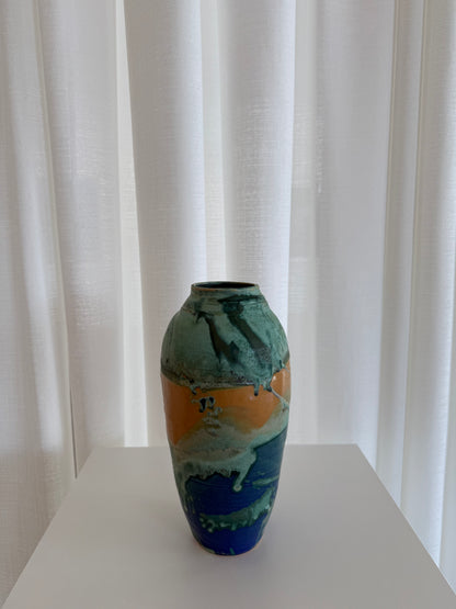 Cobalt Blue Tall Vase
