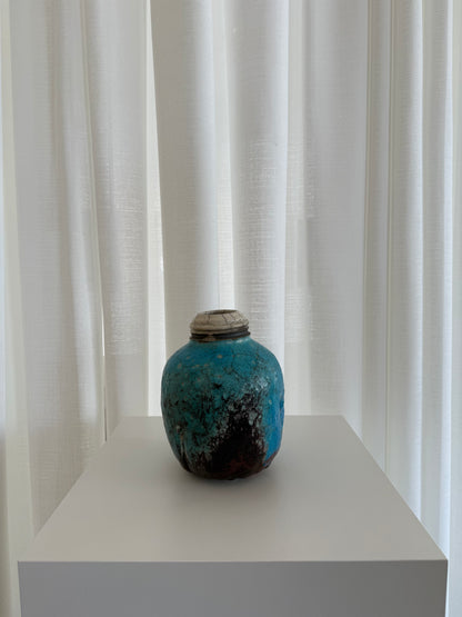 Crackled Glazed Vessel