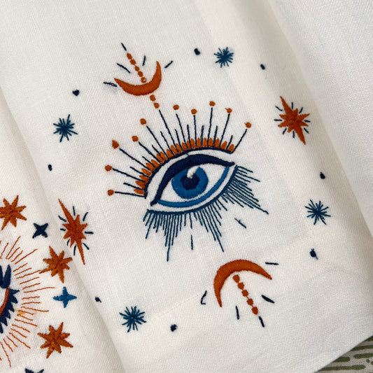 The Talisman Evil Eye Linen Napkin Set