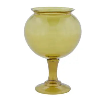 Hand Blown Glass Leech Bowl Vase