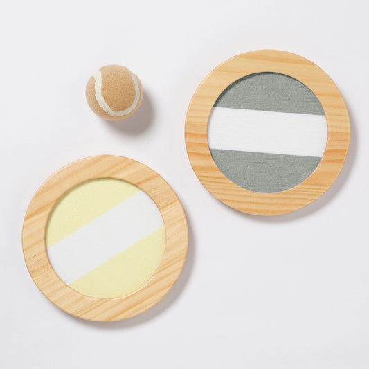 Butter Yellow Catch Ball Set Seagrass