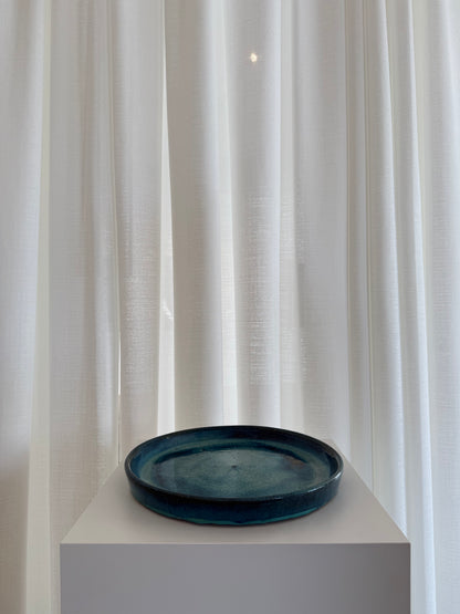 Aqua Blue Large Platter