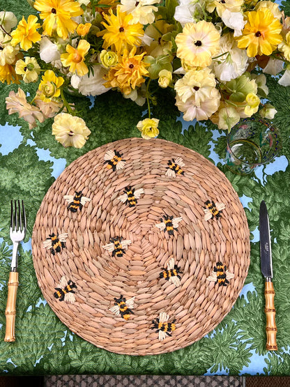 Bumblebee Raffia Placemat