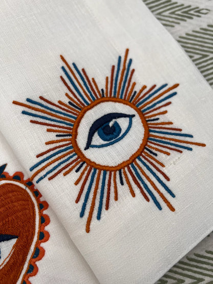 The Talisman Evil Eye Linen Napkin Set