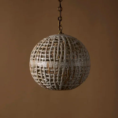 Basketweave Sphere Pendant By Clate Grunden