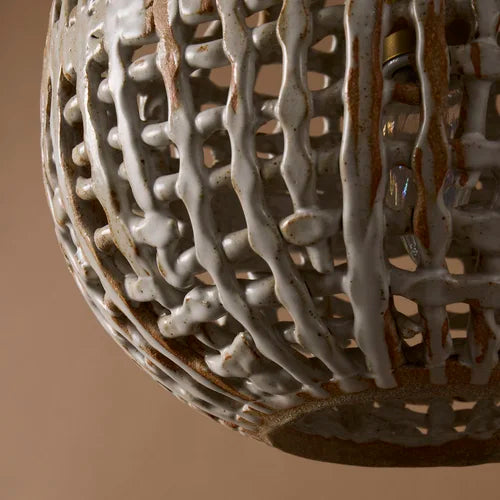 Basketweave Sphere Pendant By Clate Grunden