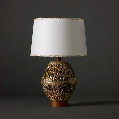 Squiggle Ovoid Lamp By Clate Grunden
